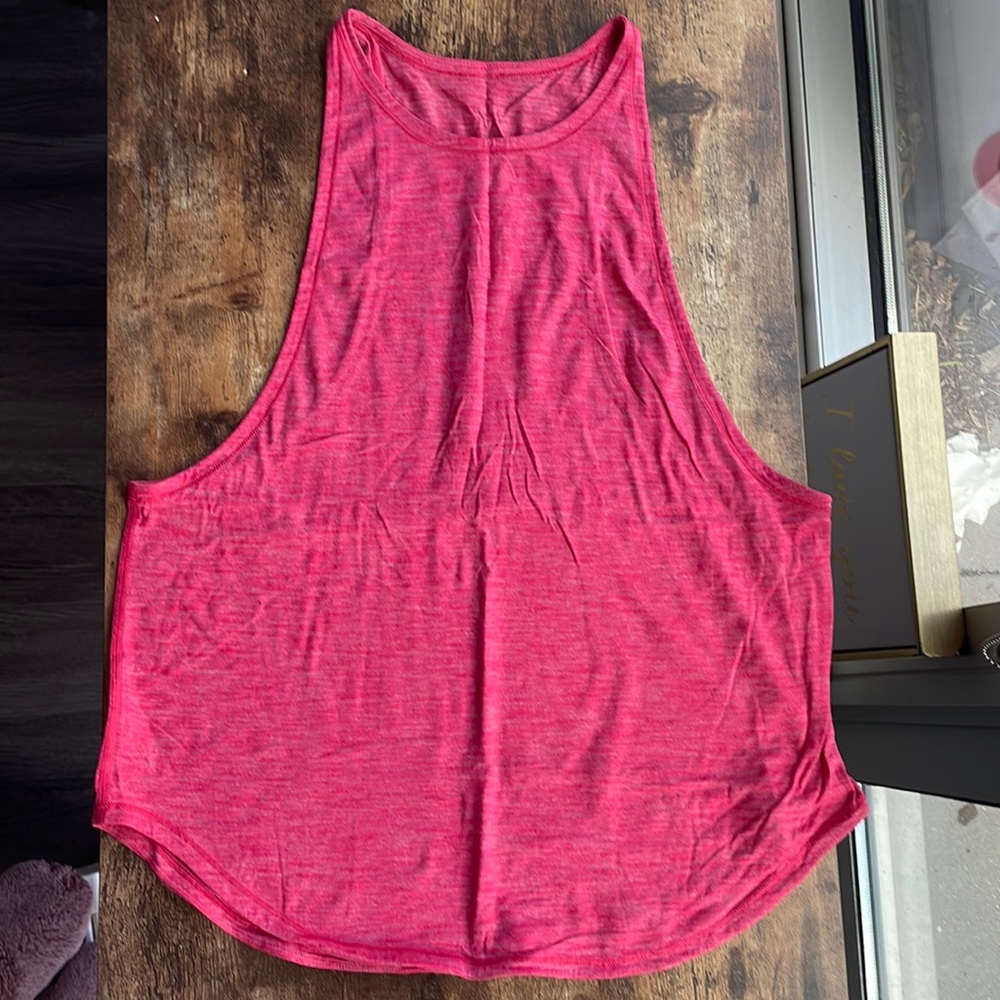 Lululemon Pink High Neck Tank - Medium